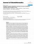 Research paper thumbnail of Computer-assisted methods for molecular structure elucidation: realizing a spectroscopist's dream