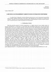 Research paper thumbnail of A review on fingerprint orientation estimation methods