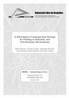 Research paper thumbnail of A Self-Adaptive Communication Strategy for Flocking in Stationary and Non-Stationary Environments