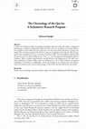 Research paper thumbnail of The Chronology of the Qur’ān: A Stylometric Research Program