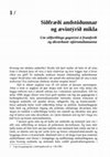 Research paper thumbnail of Siðfræði andstöðunnar og ævintýrið mikla