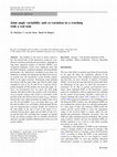 Research paper thumbnail of Joint angle variability and co-variation in a reaching with a rod task