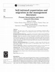 Research paper thumbnail of Self-initiated expatriation and migration in the management literature