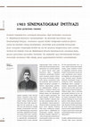 Research paper thumbnail of “1903 Sinematograf İmtiyazı”, Toplumsal Tarih, No: 229, 26-32, (January 2013).