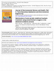 Research paper thumbnail of Abu Amr S, Aziz H.A, M.N Adlan, Bashir M, (2013). Optimization of semi-aerobic stabilized leachate treatment using ozone/Fenton’s reagent in the advanced oxidation process, journal of environmental science and health, part a, Toxic/Hazardous Substance & Environmental Engineering, 48, 1 - 10.