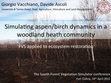 Research paper thumbnail of Simulating aspen/birch dynamics in a woodland heath community: FVS applied to ecological restoration