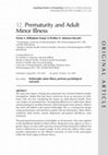 Research paper thumbnail of Birthweight and minor illness