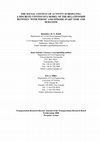 Research paper thumbnail of Social Context of Activity Scheduling: Discrete-Continuous Model of Relationship Between" with Whom" and Episode Start Time and Duration