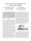 Research paper thumbnail of Improving wet clutch engagement with Reinforcement Learning