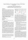 Research paper thumbnail of Explicit modeling of control and data for improved NoC router estimation