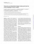 Research paper thumbnail of Arbuscular mycorrhizal induced changes to plant growth and root system morphology in Prunus cerasifera