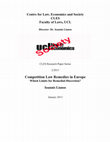 Research paper thumbnail of Competition Law Remedies in Europe. Which Limits for Remedial Discretion?