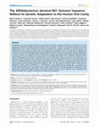 Research paper thumbnail of The Bifidobacterium Dentium Bd1 Genome Sequence Reflects Its Genetic Adaptation to the Human Oral Cavity