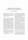 Research paper thumbnail of Interpretando Nélson Rodrigues