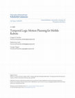 Research paper thumbnail of Temporal logic motion planning for mobile robots