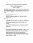 Research paper thumbnail of What Do We Know About the Impact of Publicly Funded Preschool Education on the Supply and Quality of Infant/Toddler Care?