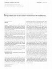 Research paper thumbnail of Drug problems and “at risk” women’s involvement in HIV risk behaviors