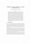 Research paper thumbnail of Welfarism and the assessment of social decision rules