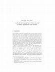 Research paper thumbnail of How Should the Weights be Set in a Federal Assembly? A Welfarist Argument from Cartel Formation