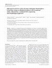 Research paper thumbnail of High species turnover of the ant genus Solenopsis (Hymenoptera: Formicidae) along an altitudinal gradient in the Ecuadorian Andes, indicated by a combined DNA …