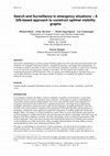 Research paper thumbnail of Search and Surveillance in emergency situations - A GIS-based approach to construct optimal visibility graphs