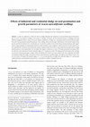 Research paper thumbnail of Effects of Industrial and Residential Sludge on Seed Germination and Growth Parameters of Acacia auriculiformis Seedlings