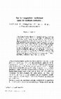 Research paper thumbnail of Sur la ‘stagnation’ technique chez les pasteurs nomades : les Peul du Nord Sénégal entre l'économie politique et l'histoire contemporaine