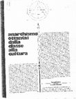 Research paper thumbnail of "Anarchismo ottanta: dalla classe alla cultura"