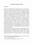 Research paper thumbnail of La philosophie politique analytique