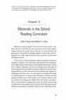 Research paper thumbnail of Materials in the school reading curriculum