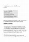 Research paper thumbnail of Nationale Einheit - soziale Spaltung (National Unity - Social Cleavage [German])