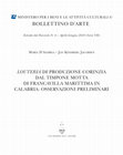 Research paper thumbnail of Louteria di produzione corinzia dal Timpone Motta di Francavilla  Marittima in Calabria: osservazioni preliminari