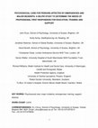 Research paper thumbnail of Psychosocial care for persons affected by emergencies and major incidents: a Delphi study to determine the needs of professional first responders for education, …