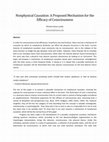 Research paper thumbnail of Nonphysical Causation: A Proposed Mechanism for the Efficacy of Consciousness