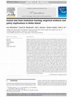 Research paper thumbnail of Faunal loss from bushmeat hunting: empirical evidence and policy implications in Bioko Island