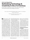 Research paper thumbnail of Of Art and Algorithms: : Rethinking Technology & Creativity in the 21st Century