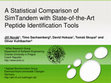 Research paper thumbnail of PACBB 2013 - A Statistical Comparison of SimTandem with State-of-the-Art Peptide Identification Tools