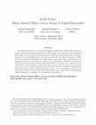 Research paper thumbnail of Trade Policy: Home Market Effect versus Terms-of-Trade Externality