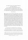 Research paper thumbnail of (2011) Du rôle éducatif précurseur au XIXe siècle, du Comité d’Encouragement des Écoles du Dimanche (1826-1828), en faveur de l’instruction religieuse et primaire des protestants de France, Rassegna di Pedagogia, LXIX/3-4/2011, p. 305-330