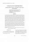 Research paper thumbnail of “Cracking Characteristic of Asphalt Rubber Mixtures”. Jordan Journal of Civil Engineering JJCE issued from JUST Jordan University for Science and Technology. Volume 4, No. 3, July 2010. pp 205-210.