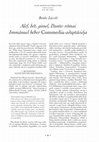 Research paper thumbnail of Alef, bét, gimel, Dante: római Immánuel héber Commedia-adaptációja