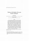 Research paper thumbnail of Türkiye-AB İlişkileri: Bir Oyun Kuramı Yaklaşımı (Turkey-EU relations: A game theoretical approach)