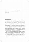 Research paper thumbnail of International Relations and Defence (Chapter 14 of the Jubilee Manifesto)