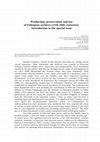 Research paper thumbnail of Production, preservation and us of Ethiopian archives (11th-20th centuries): Introduction to the special issue (with Anaïs WION)