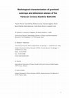 Research paper thumbnail of Radiological characterization of granitoid outcrops and dimension stones of the Variscan Corsica-Sardinia Batholith