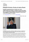 Research paper thumbnail of 2013_Dialoghi di Estetica Parola ad Andrea Pinotti Artribune