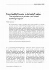 Research paper thumbnail of From (public?) waste to (private?) value. The regulation of cord blood banking in Spain