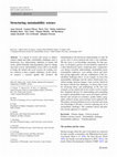 Research paper thumbnail of Structuring sustainability science