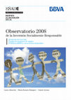 Research paper thumbnail of Albareda, L. and M.R. Balaguer (2008). Observatorio de la Inversión Socialmente Responsable 2008.  Institutional Investors. Barcelona: Institute for Social Innovation, ESADE Business School. ISBN: 978-84-88971-19-7.