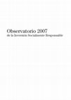 Research paper thumbnail of Albareda, L. and M.R. Balaguer (2007). Observatorio de la Inversión Socialmente Responsable 2007.  ISR and climate change. Barcelona: Institute for Social Innovation, ESADE Business School. ISBN: 978-84-88971-11-1.